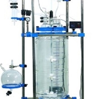 20 L, Glass Reactor, jacket and agitator