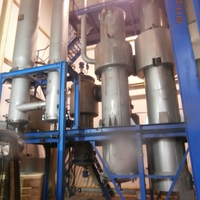 Wiegand ss 1 stage ewaporator with aroma section for aplle juice. Capacity aboute 9,5-12m3/h.