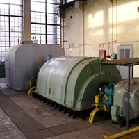 10 MW, backpressure extraction turbogenerator Brneńskie Stroiny, 1963