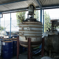 450 L, steam coil heated