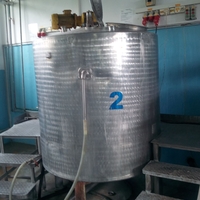 2000 L, ss, coil, paddle mixer