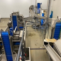 Potato peeling and packing line